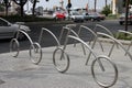 Bicycle Parking in the Spanish seaside city of Malaga