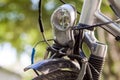 Bicycle Parts. Selective focus close-up Royalty Free Stock Photo