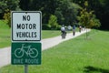 Bicycle path Royalty Free Stock Photo