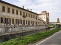 Bikeway along the Naviglio Grande, Villa Gaia at Robecco