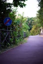 Bicycle path in Cernusco sul Naviglio