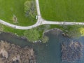 Bicycle path near lake Annone