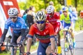 bicycle racer at the famous race Frankfurt - Eschborn in Schwalbach