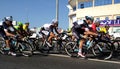 Bicycle racing dubai Royalty Free Stock Photo