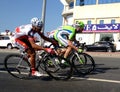 Bicycle racing dubai Royalty Free Stock Photo