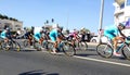 Bicycle racing dubai Royalty Free Stock Photo