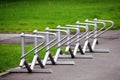 Bicycle rack Royalty Free Stock Photo