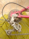 Bicycle rear gears Royalty Free Stock Photo