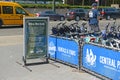 Bicycle rental program in Manhattan Royalty Free Stock Photo