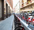 Bicycle rental on the streets