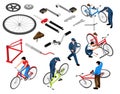 Bicycle Repair Isometric Set