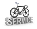 Bicycle repair service icon