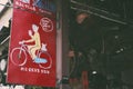 A bicycle repair shop in Penang