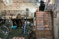 Bicycle repair workshop