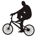 Bicycle riding vector