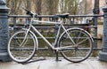 Bicycle on riverside