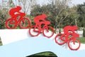 Bicycle sculpture