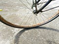 Bicycle shadow Royalty Free Stock Photo