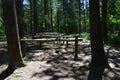 Bicycle shed placed in style at the start of the walking tours at Landgoed Heidestein