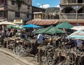 Bicycle shop along the street of Cap Haitien.