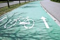 Bicycle sign Royalty Free Stock Photo