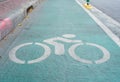 Bicycle sign, Lane for bicycle
