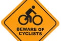 Bicycle sign Royalty Free Stock Photo