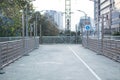 bicycle sign path on the road Royalty Free Stock Photo