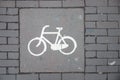 Bicycle sign way