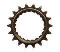 Bicycle single speed freewheel sprocket Royalty Free Stock Photo