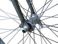 Bicycle spokes (isolated) Royalty Free Stock Photo