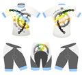 Ã Â¸ÂºBicycle sports t-shirt vector Royalty Free Stock Photo