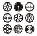 Bicycle sprocket Royalty Free Stock Photo