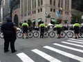 Bicycle Squad NYPD, Anti-Trump Rally, NYC, NY, USA