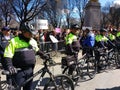 Bicycle Squad, NYPD, March for Our Lives, Protest, Columbus Circle, NYC, NY, USA