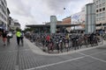 Bicycle stand at Norreprt train and and metro station in capital