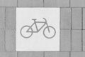 Bicycle Street Lane Sign