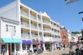 Bicycle street Mackinac Island Royalty Free Stock Photo