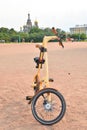Bicycle Strida on The Field of Mars.