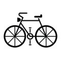 Bicycle symbol vector