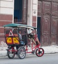 Bicycle Taxi On Havana Street