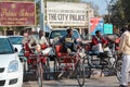 Bicycle taxi in india