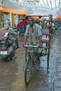 Bicycle taxi in Mathura