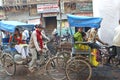 Bicycle taxi in Mathura