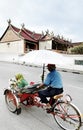Bicycle taxi in penang malaysia