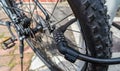 Bicycle theft code lock Royalty Free Stock Photo