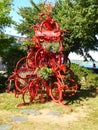 Bicycle Thief Sculpture on Halifax Waterfront in Nova Scotia