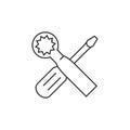 Outline icon - Bicycle tools