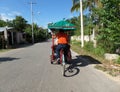 Bicycle tour Leona Vicario, Yucatan in Mexico