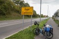 Bicycle tour in Slovenia Royalty Free Stock Photo